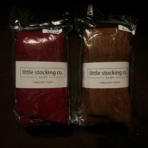 Little Stocking Co. Cable Knit Tights